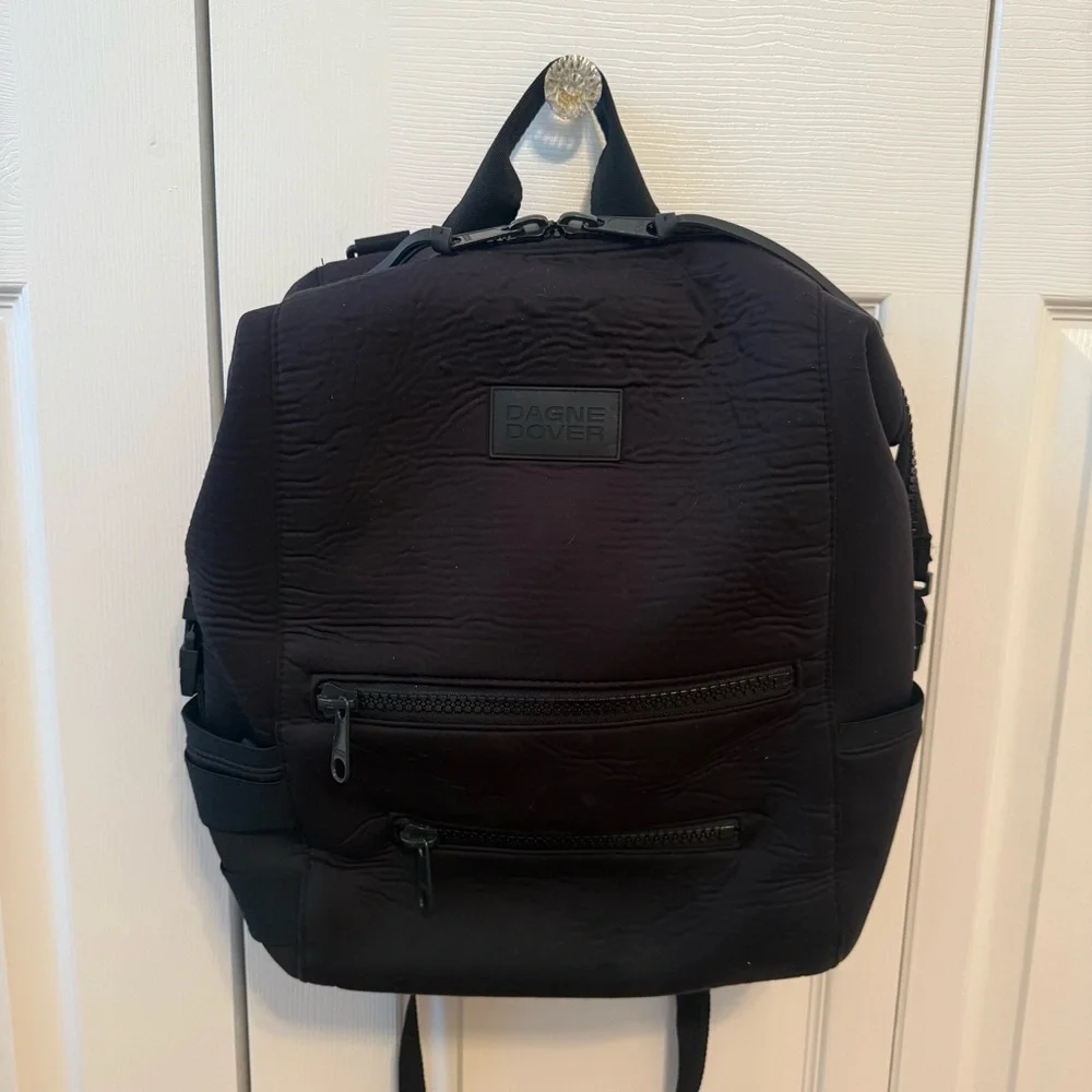 Dagne Dover Indi Medium Neoprene Diaper Bag in Black